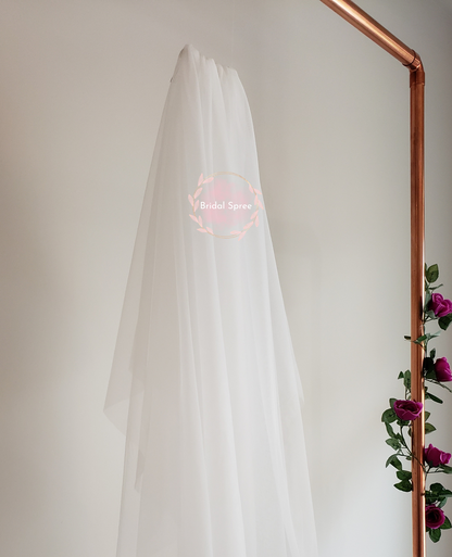 POPULAR Fingertip Veil (2 Tier/Blusher)